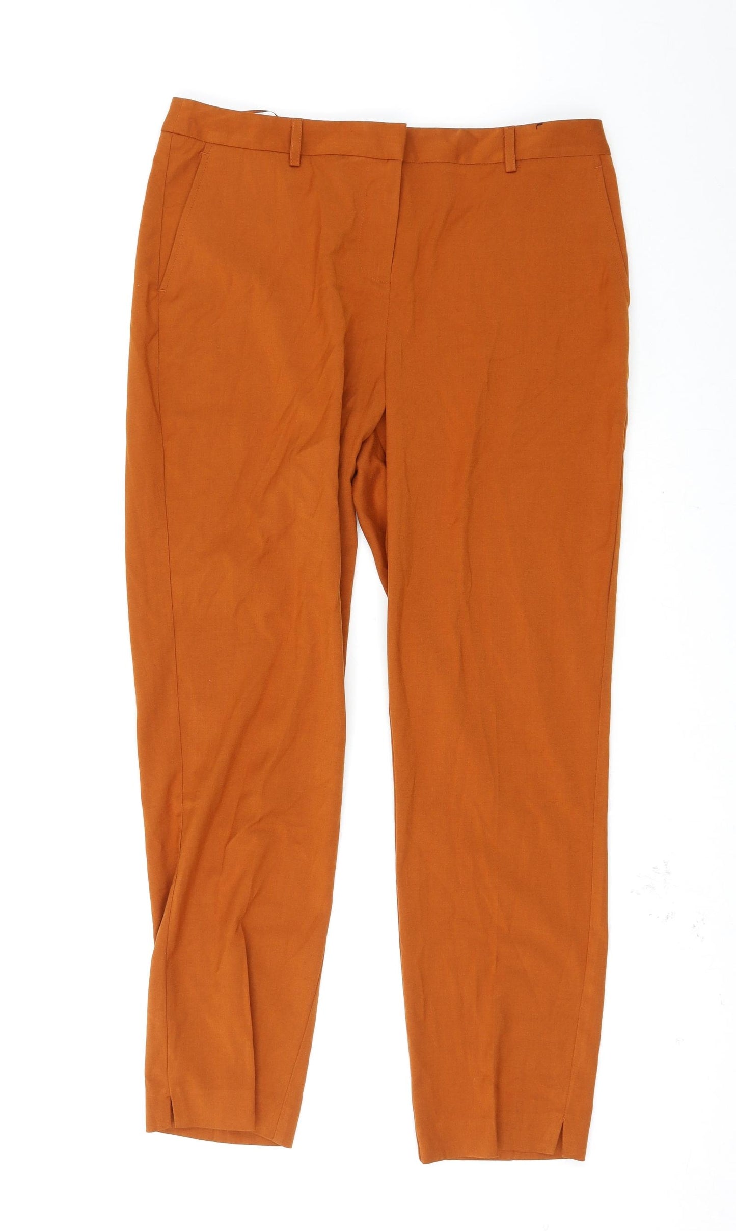 Matalan Womens Orange   Trousers  Size 12 L27 in