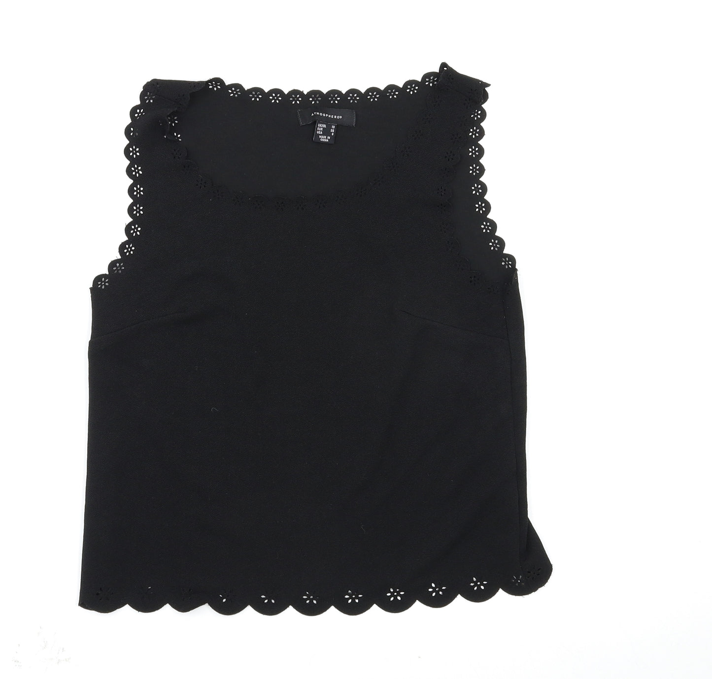 Atmosphere Womens Black   Basic Tank Size 10