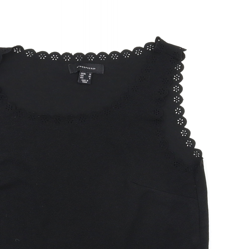 Atmosphere Womens Black   Basic Tank Size 10