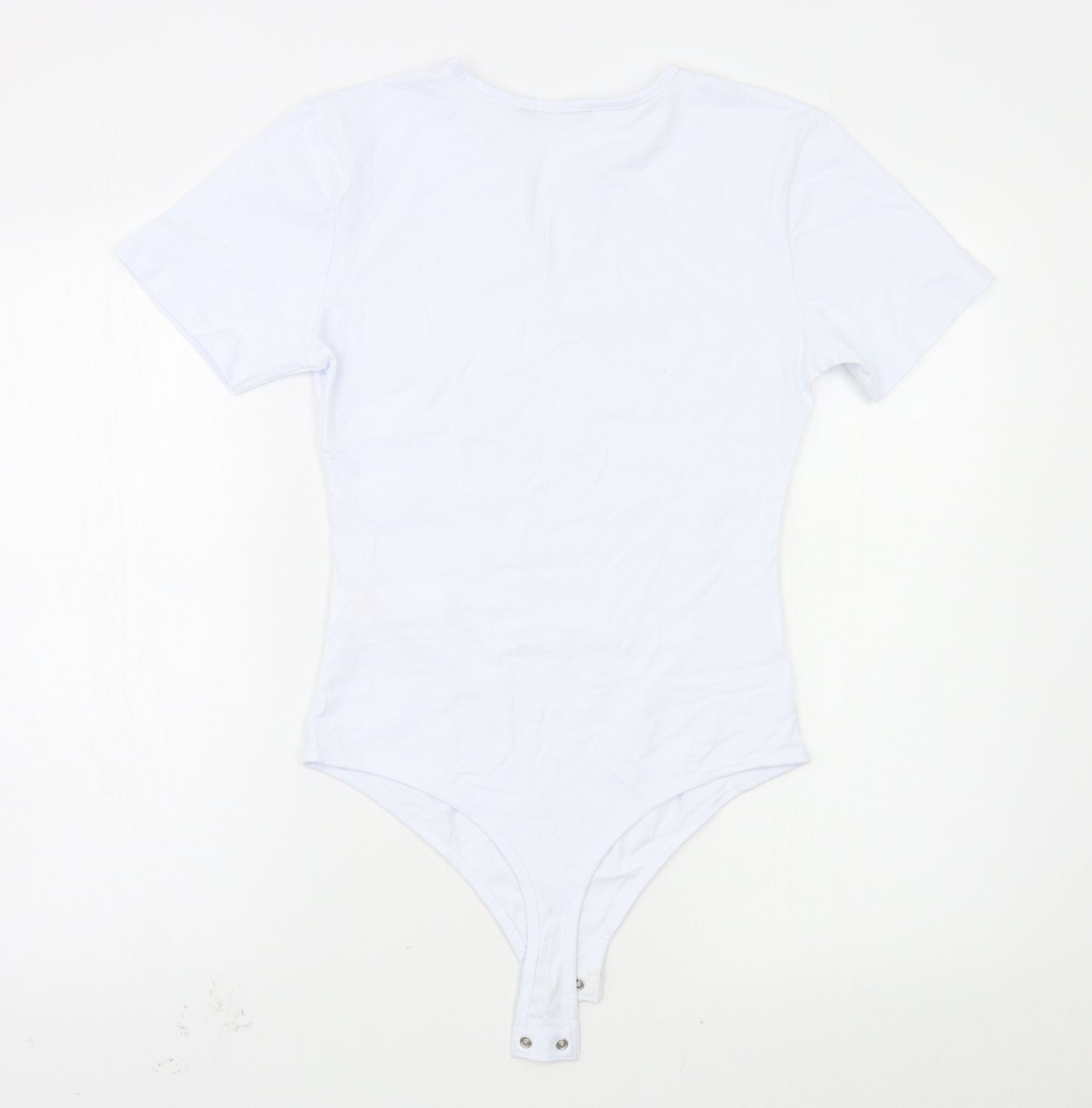 Boohoo Womens White   Basic T-Shirt Size 12