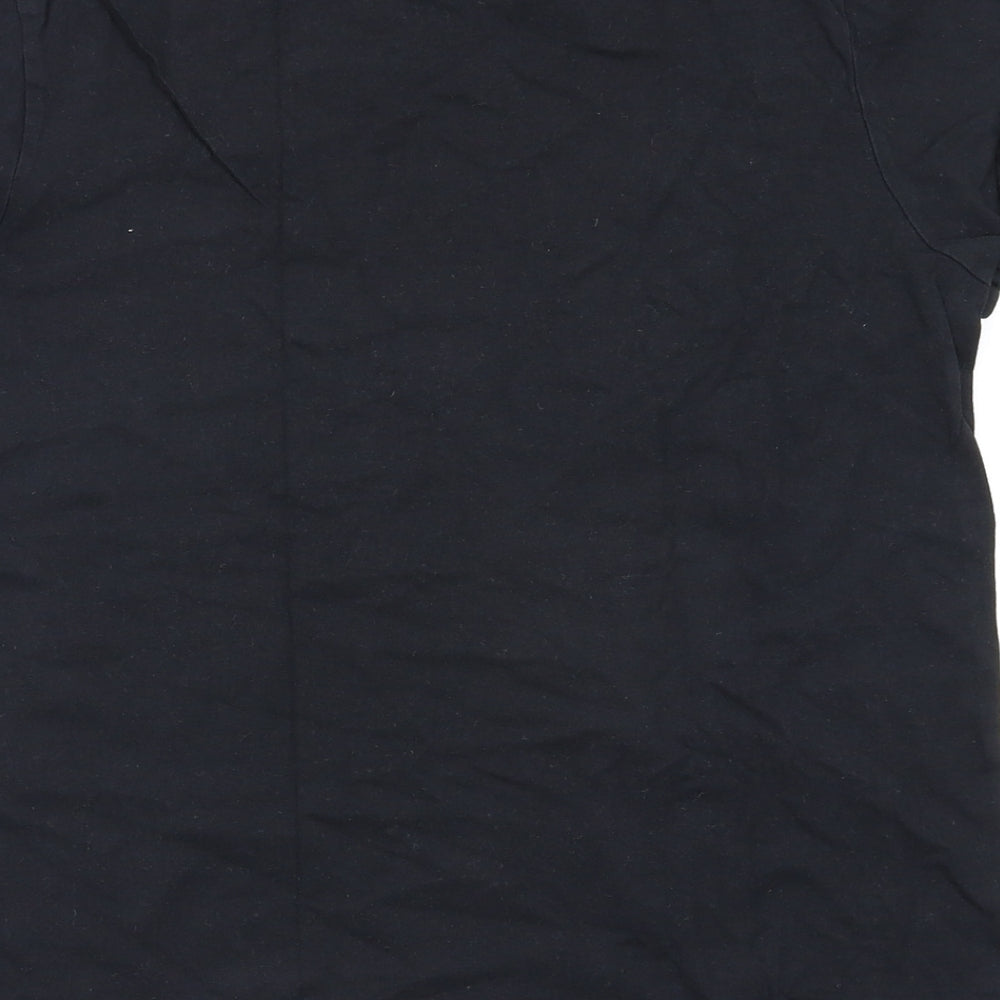 Outfitters Womens Black   Basic T-Shirt Size 10