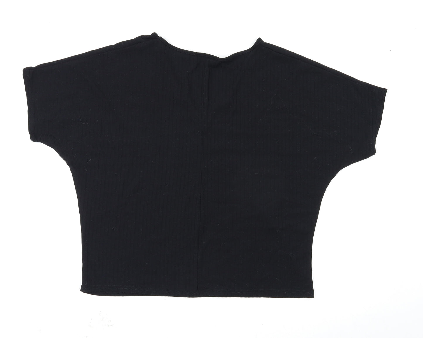 Missguided Womens Black   Basic T-Shirt Size 12