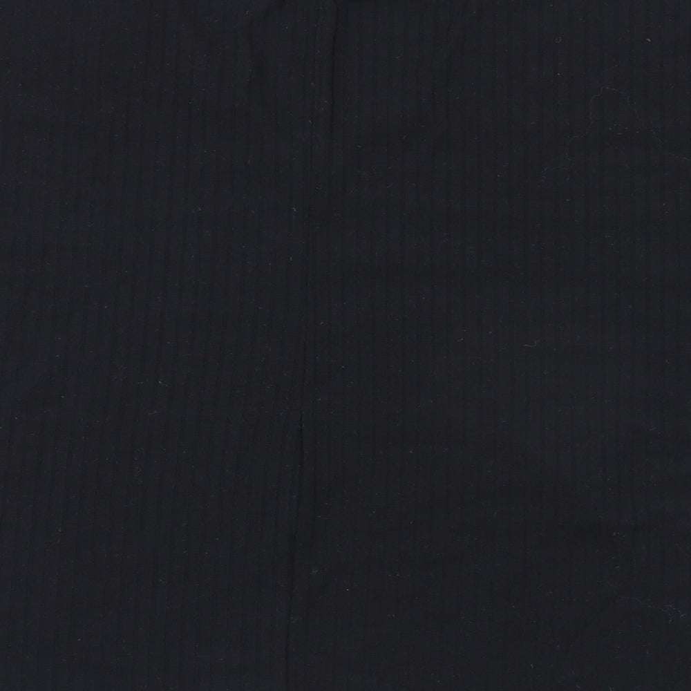 Missguided Womens Black   Basic T-Shirt Size 12
