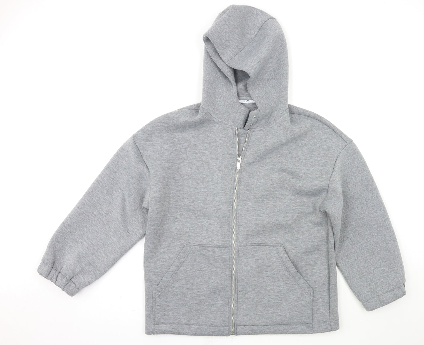 Zara Mens White   Full Zip Hoodie Size S