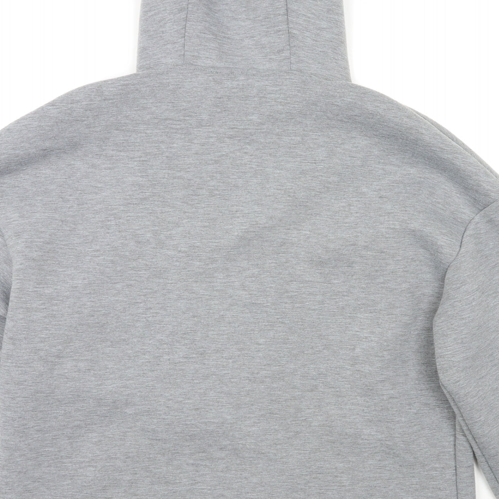 Zara Mens White   Full Zip Hoodie Size S