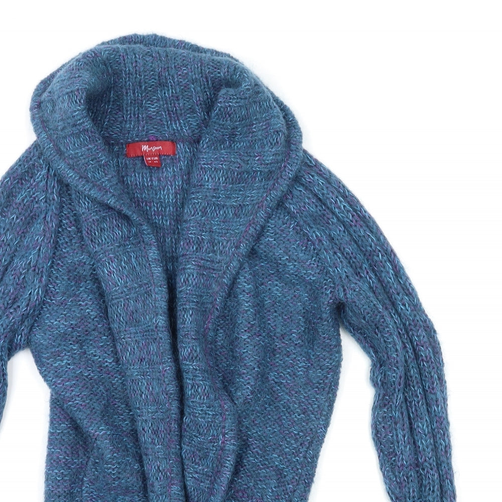 Monsoon Womens Blue   Cardigan Jumper Size 14