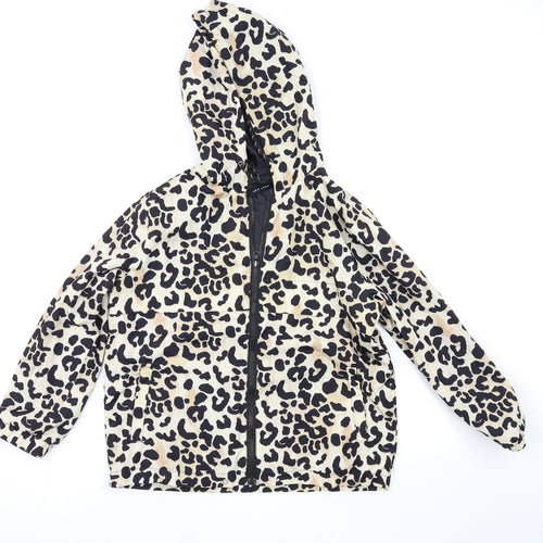 New Look Womens Multicoloured Animal Print  Jacket  Size S