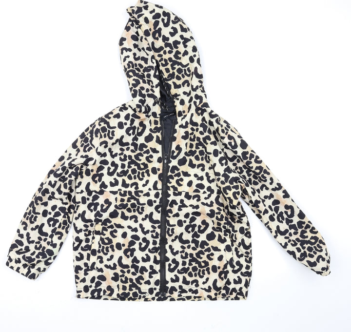 New Look Womens Multicoloured Animal Print  Jacket  Size S