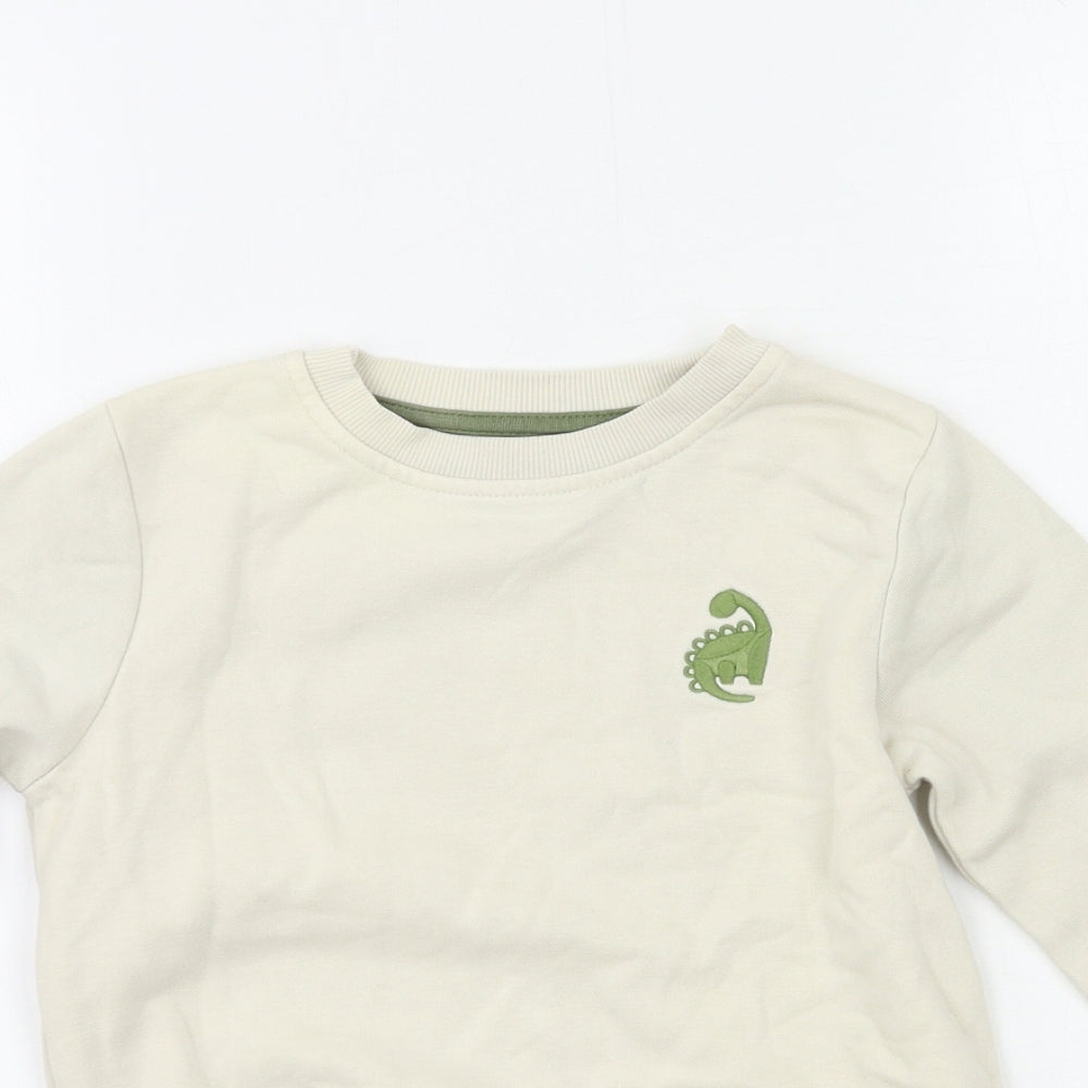 George Boys Beige   Pullover Sweatshirt Size 3-4 Years