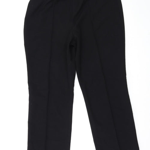BM Womens Black   Trousers  Size 16 L26 in