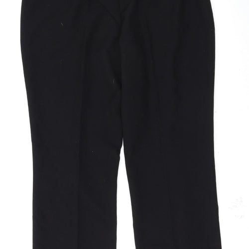BM Womens Black   Trousers  Size 16 L26 in