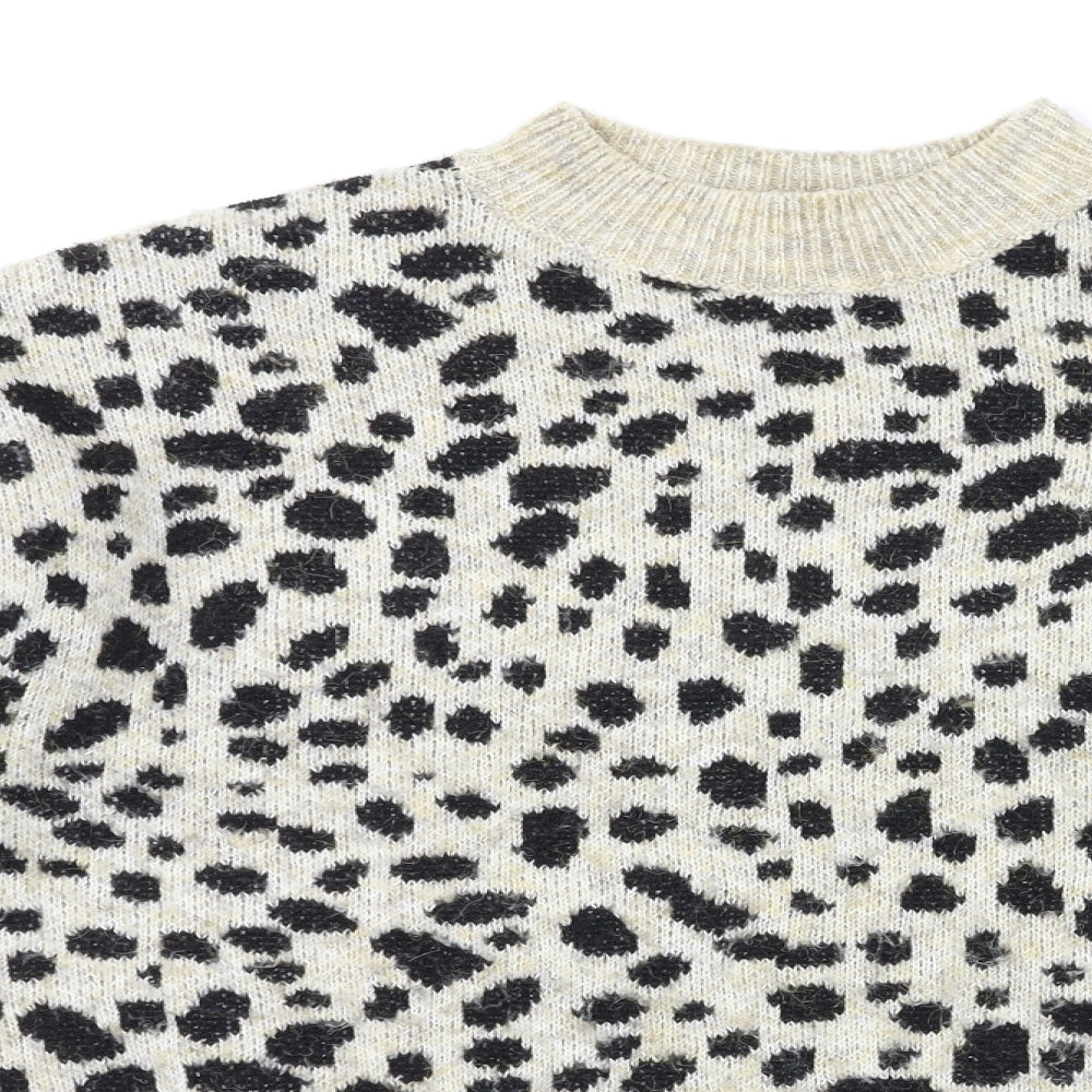 Dorothy Perkins Womens Multicoloured Animal Print  Pullover Jumper Size 14