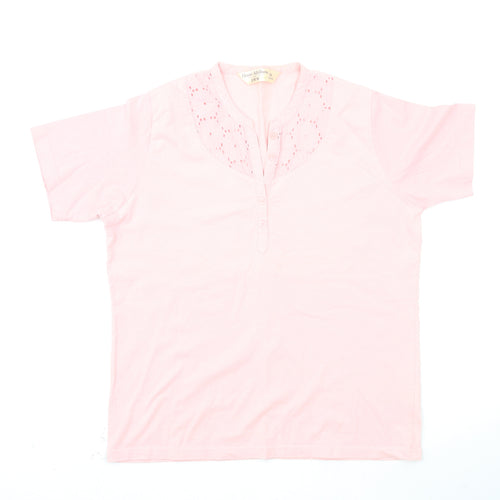 EWM Womens Pink   Basic T-Shirt Size 16