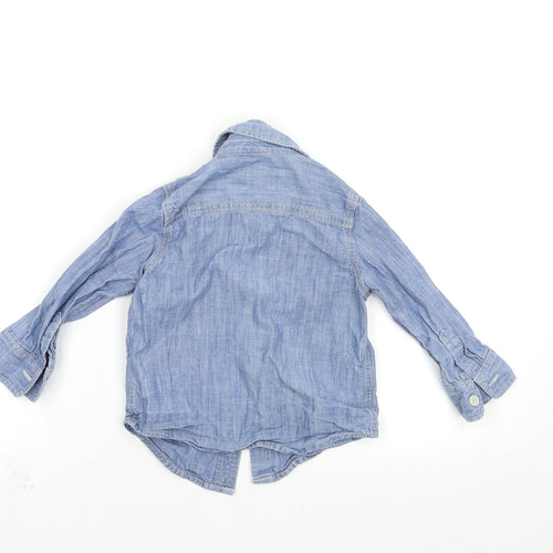 Gap Baby Blue   Basic Button-Up Size 24 Months