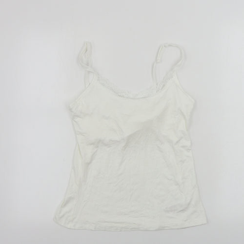 F&F  Girls White   Basic Tank Size 9-10 Years