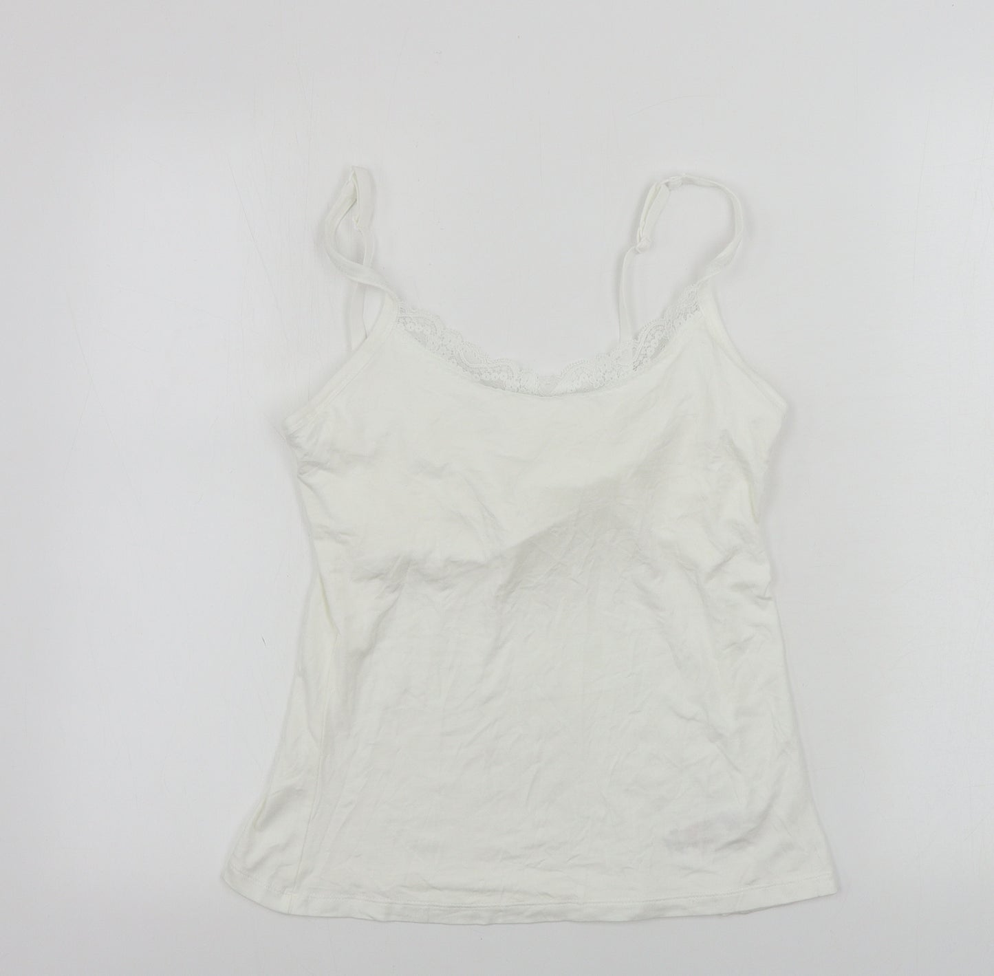 F&F  Girls White   Basic Tank Size 9-10 Years
