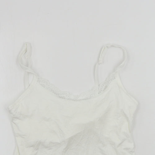 F&F  Girls White   Basic Tank Size 9-10 Years