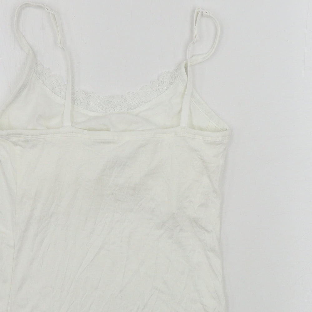 F&F  Girls White   Basic Tank Size 9-10 Years