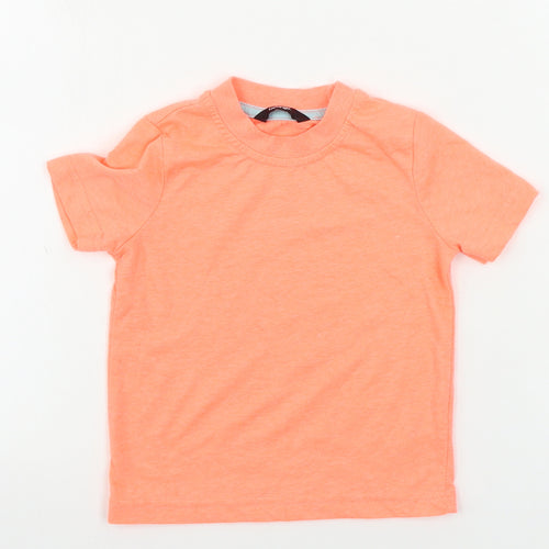 George Boys Orange   Basic T-Shirt Size 12-18 Months