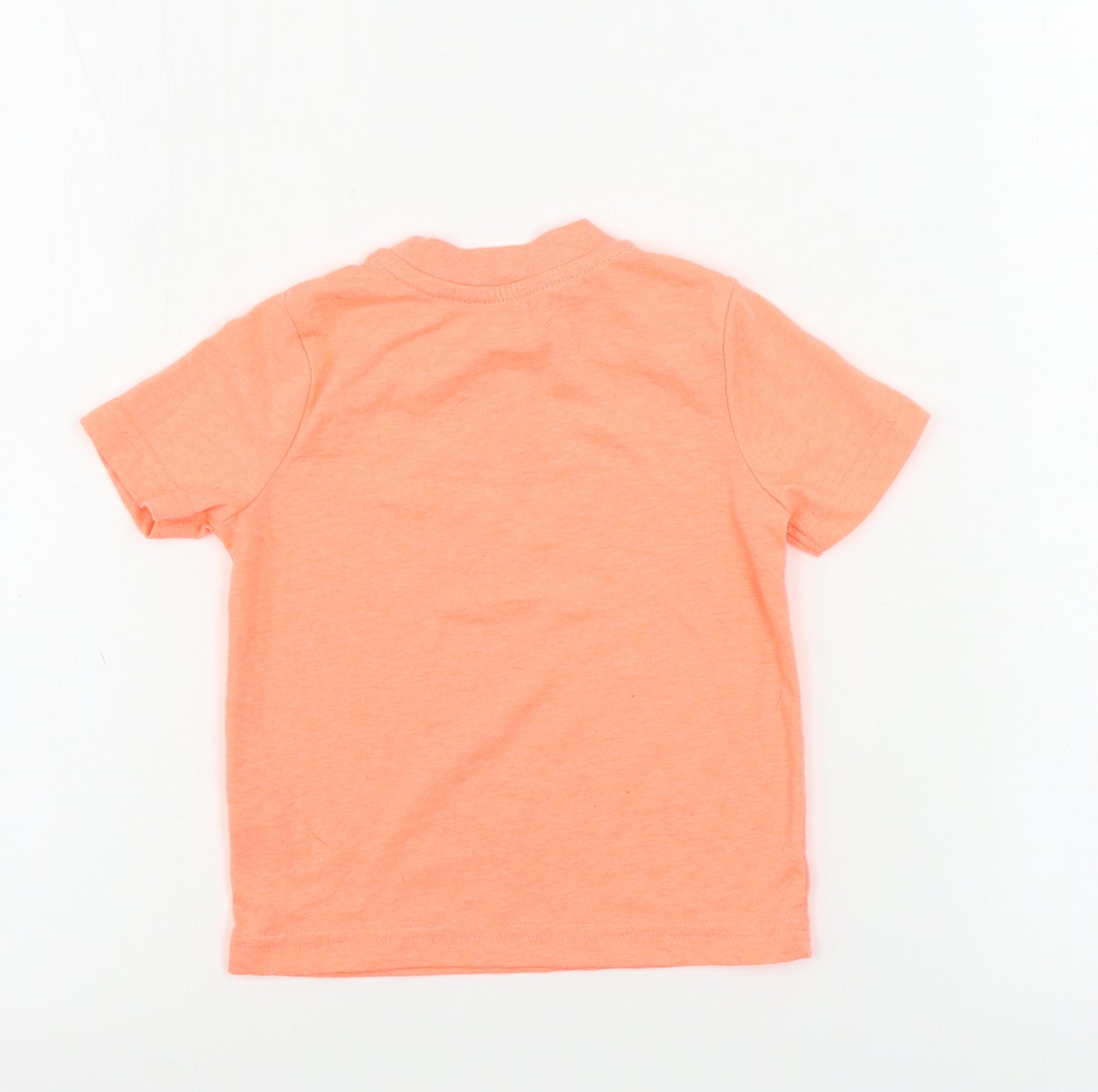 George Boys Orange   Basic T-Shirt Size 12-18 Months