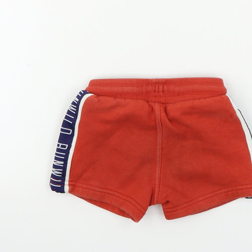 George  Boys Red   Cropped Trousers Size 18-24 Months