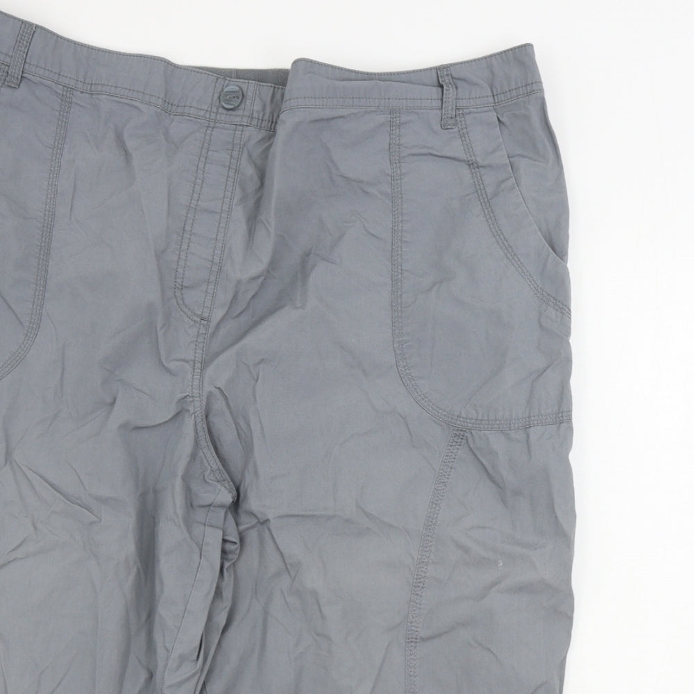 bm collection       Womens Grey   Trousers  Size 24 L20 in