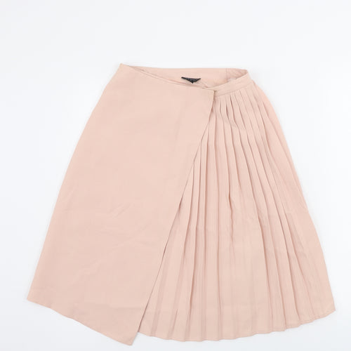 Topshop  Womens Pink   A-Line Skirt Size 6