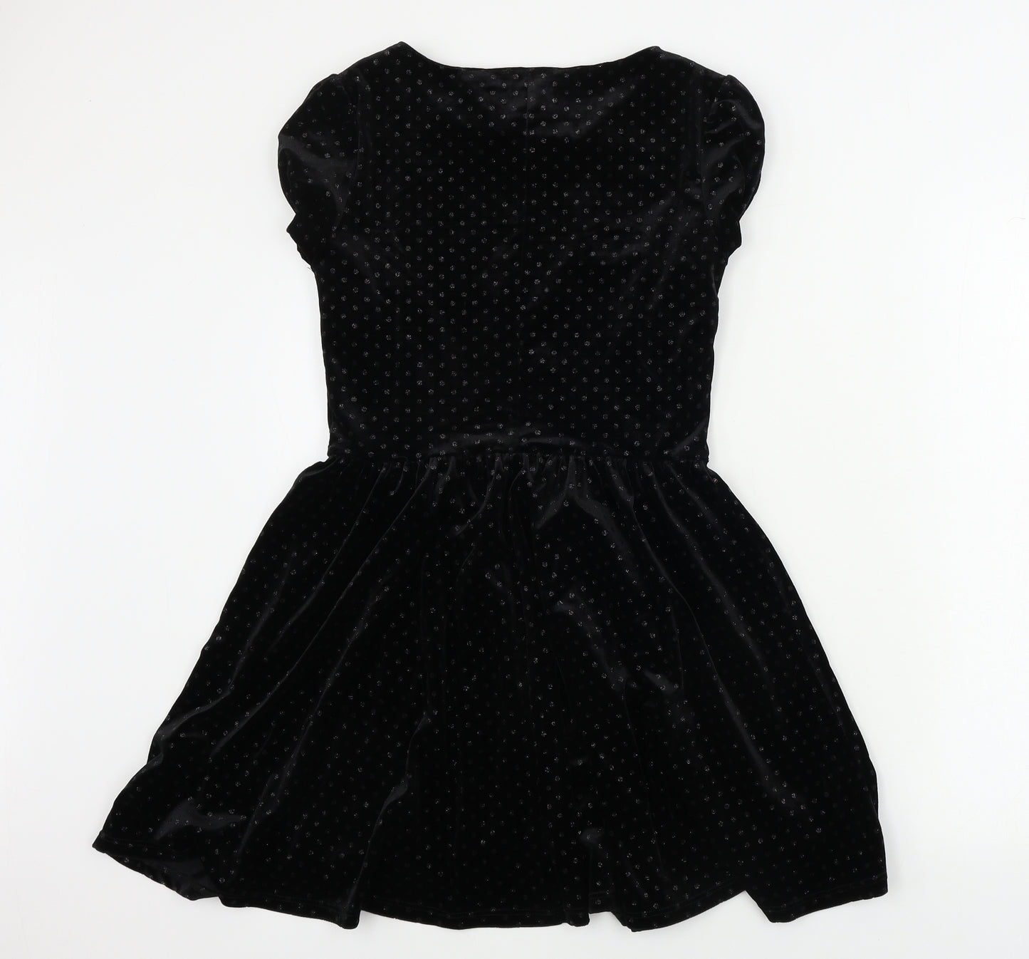 Topshop  Womens Black   A-Line  Size 8