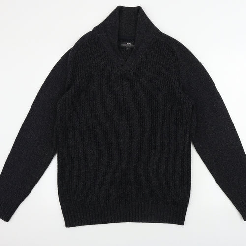 NEXT  Mens Black   Pullover Jumper Size L