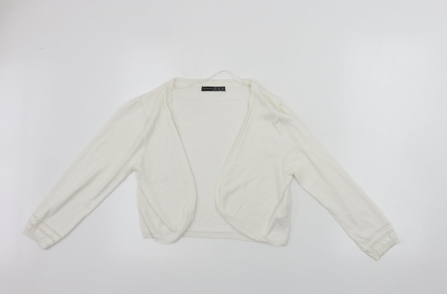 Atmosphere  Womens White   Cardigan Jumper Size 12