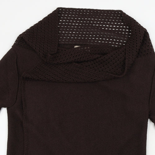 soon  Womens Brown   Cardigan Jumper Size S