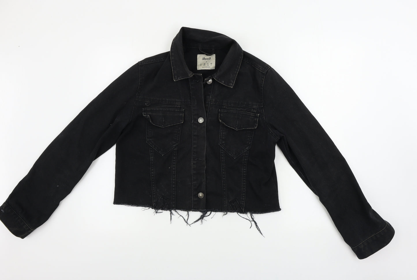 demim co Womens Black   Jacket Coat Size 8