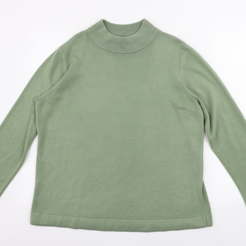 bm collection        Womens Green   Pullover Jumper Size L