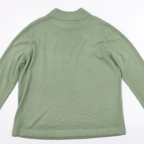bm collection        Womens Green   Pullover Jumper Size L