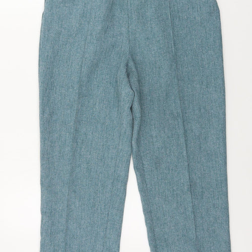 Preworn  Womens Blue   Trousers  Size 28 in L25 in