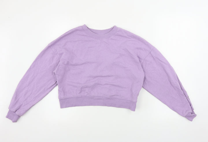 Pull&Bear Womens Purple Pullover Jumper Size S
