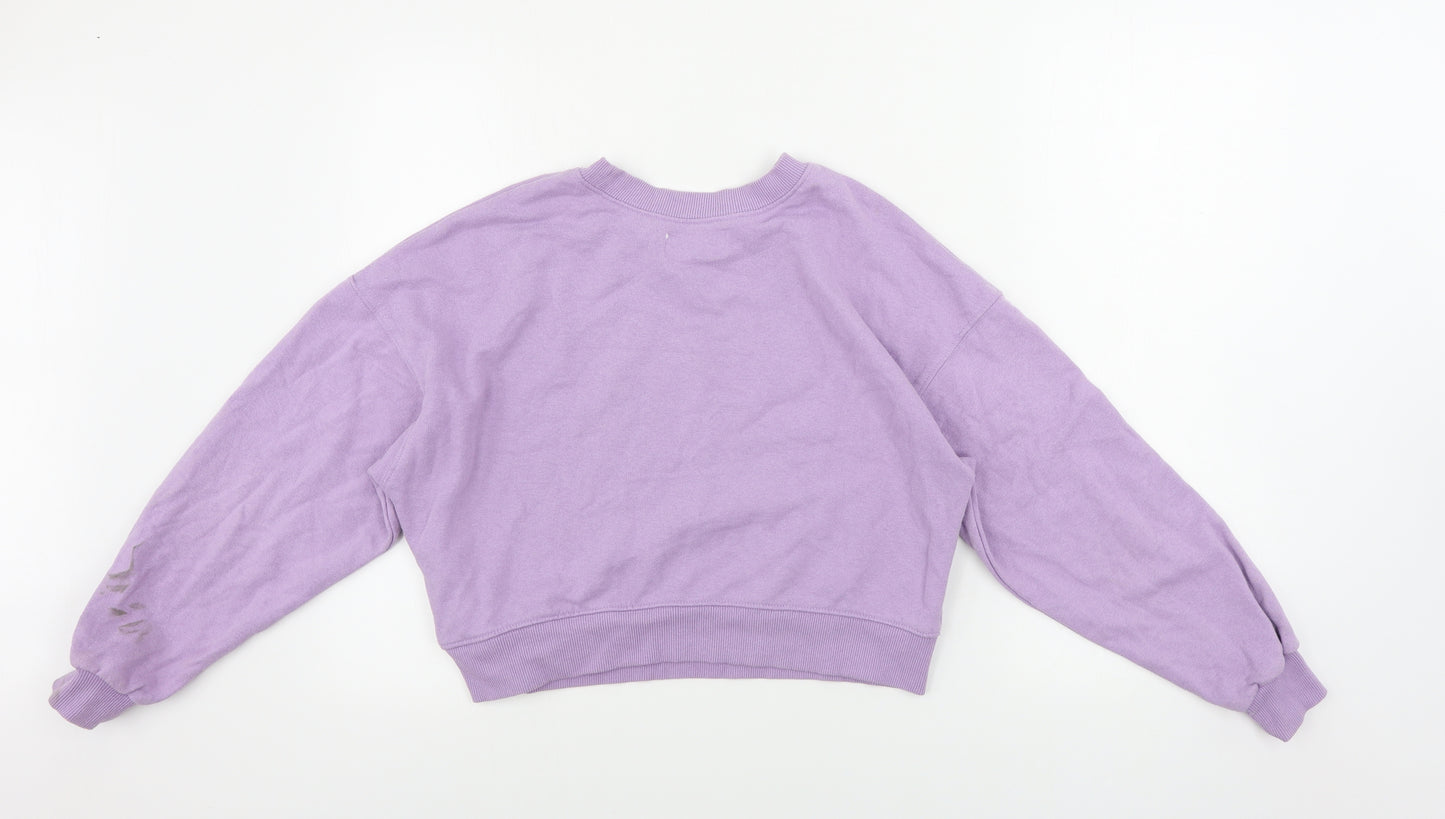 Pull&Bear Womens Purple   Pullover Jumper Size S