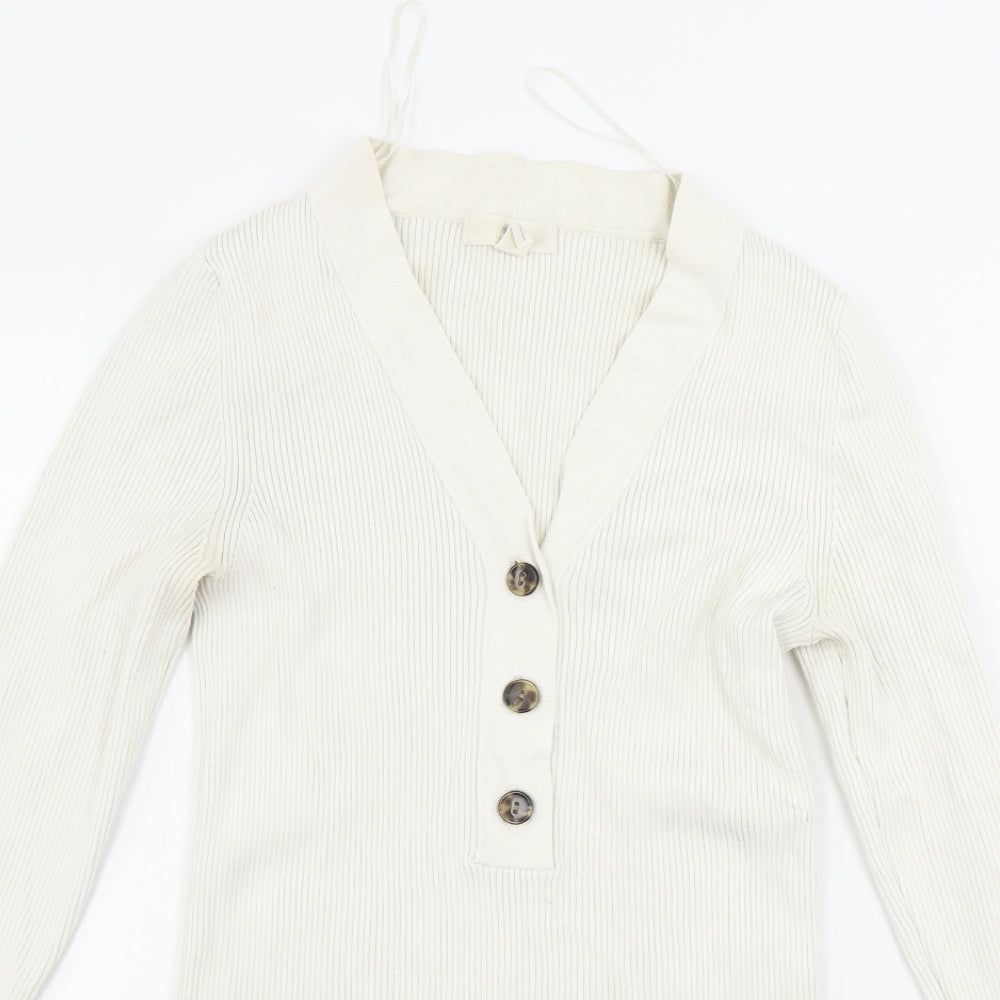 H&M  Womens Beige   Pullover Jumper Size M