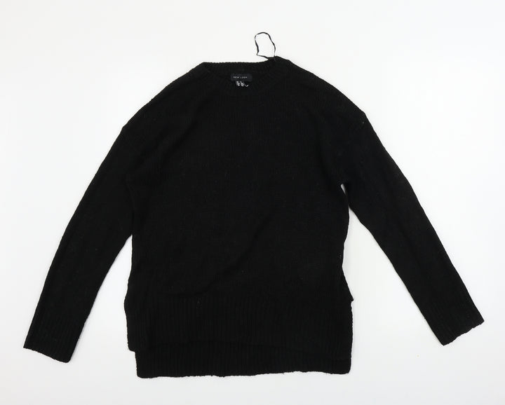 New Look Womens Black Pullover Jumper Size S