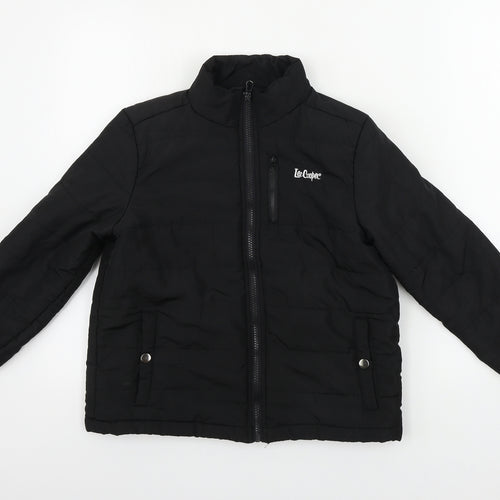 Lee Cooper  Boys Black   Jacket Coat Size 9-10 Years