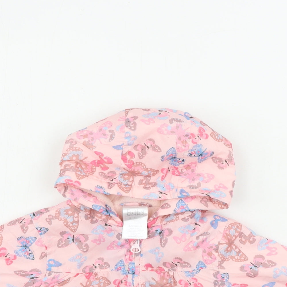 Baby Girls Pink   Jacket Coat Size 12-18 Months