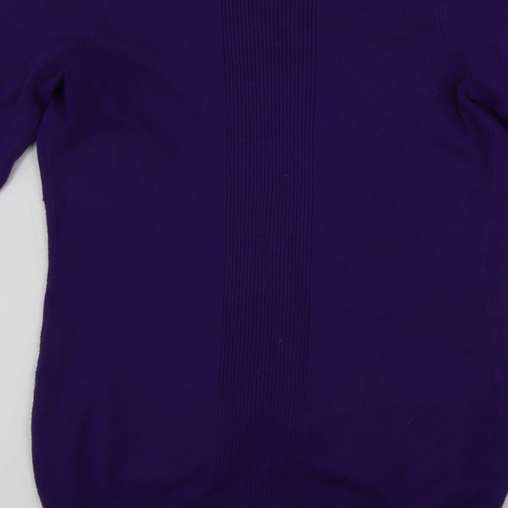 George  Womens Purple   Cardigan Jumper Size 12