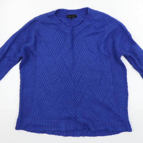 New Look  Womens Blue   Pullover Jumper Size 8