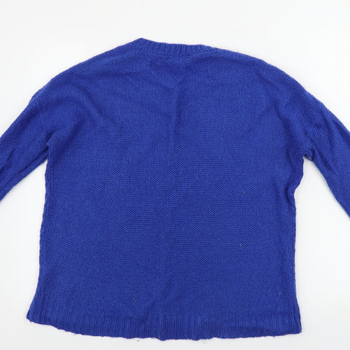 New Look  Womens Blue   Pullover Jumper Size 8