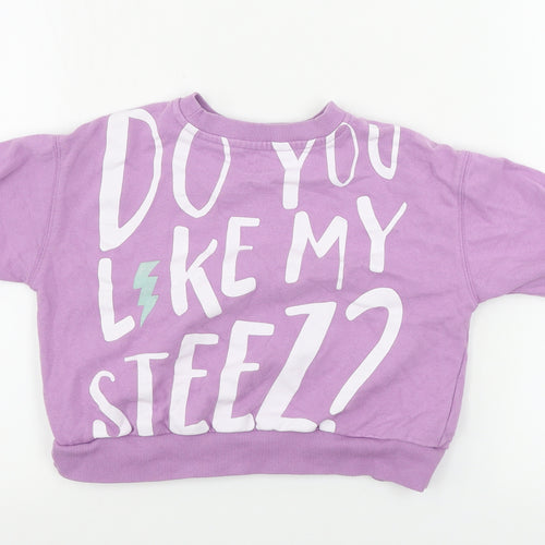 George  Girls Pink   Pullover Jumper Size 3-4 Years