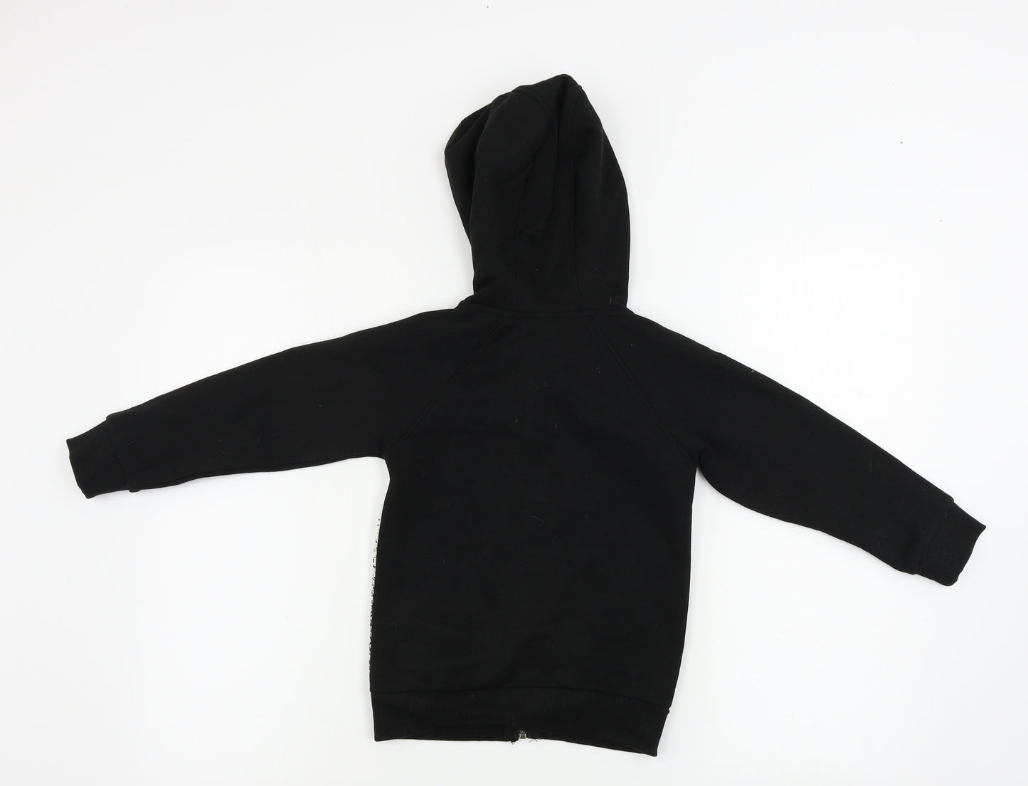 Matalan  Boys Black   Full Zip Hoodie Size 4-5 Years