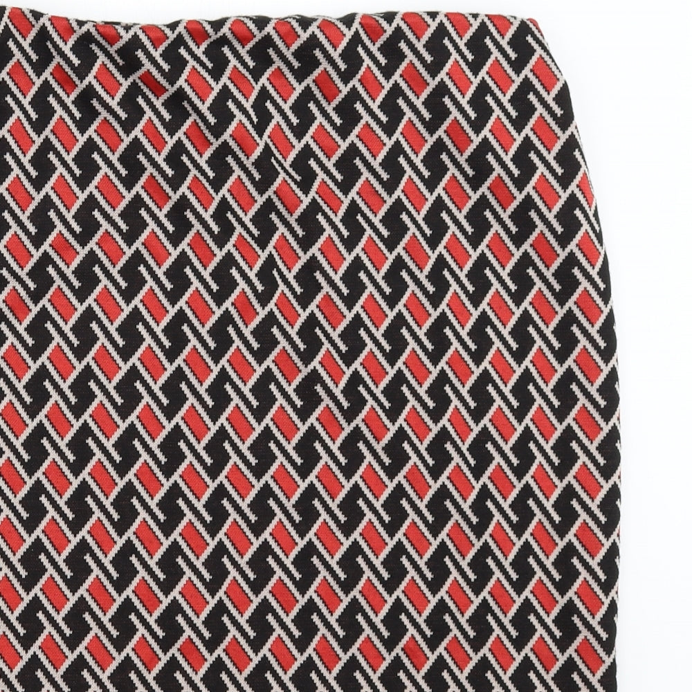 M&Co Womens Black   Straight & Pencil Skirt Size 14