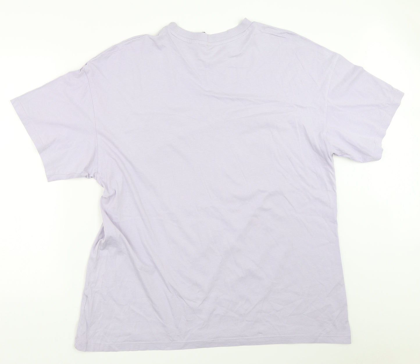 H&M Mens Purple    T-Shirt Size M
