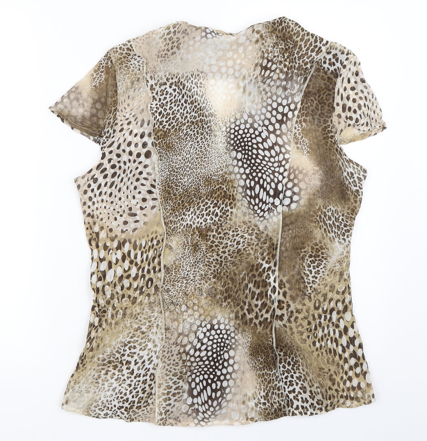 Per Una Womens Brown   Basic Button-Up Size 14