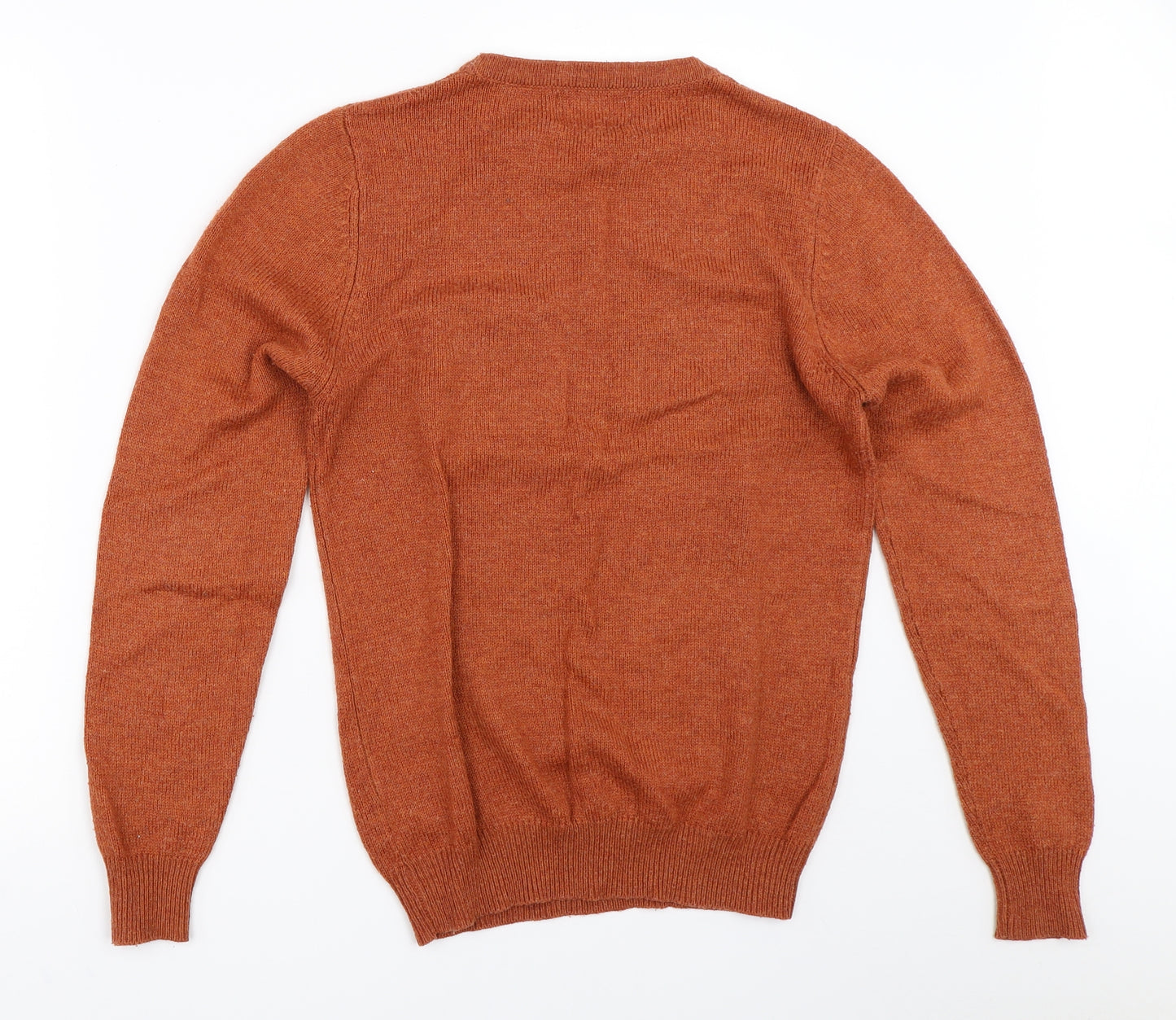 NEXT Mens Orange   Pullover Jumper Size S